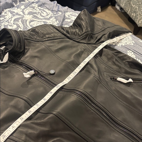 Women’s Bolvaint Paris Classic Black Lambskin Leather Bomber Jacket - Picture 12 of 17